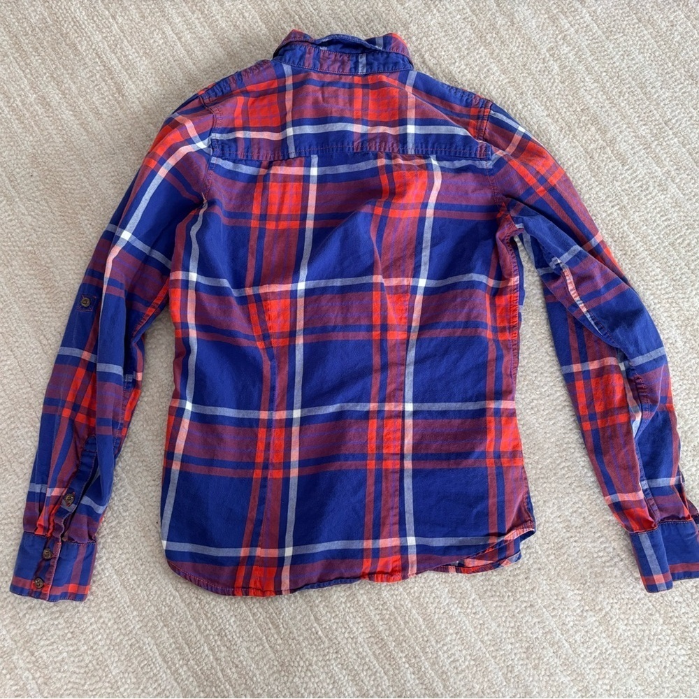 The North Face Women's Vibrant Plaid Shirt Small - Picture 7 of 7